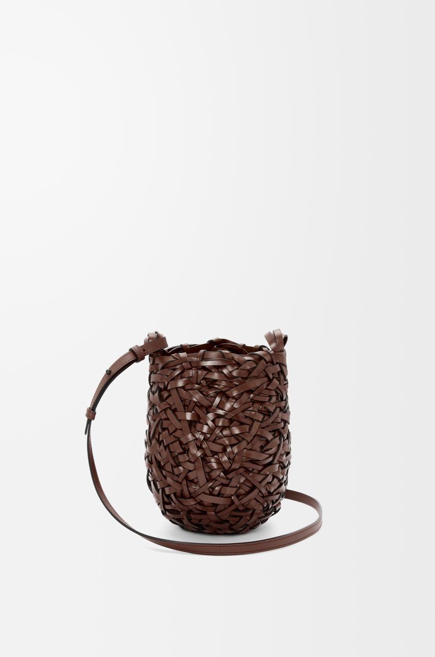 Small Nest Basket bag in calfskin