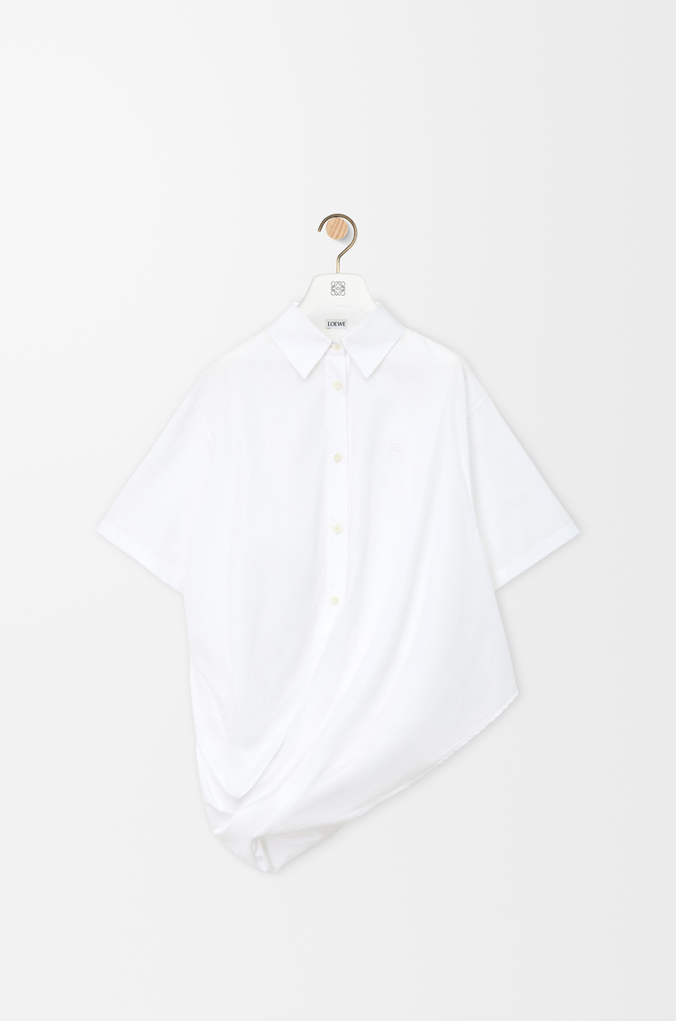 LOEWE Short sleeve shirt in cotton White