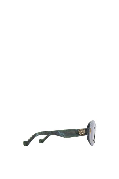 LOEWE Screen sunglasses in acetate Marble Green plp_rd