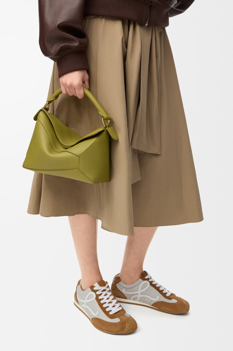 LOEWE パズルバッグ スモール（クラシックカーフ） Light Moss