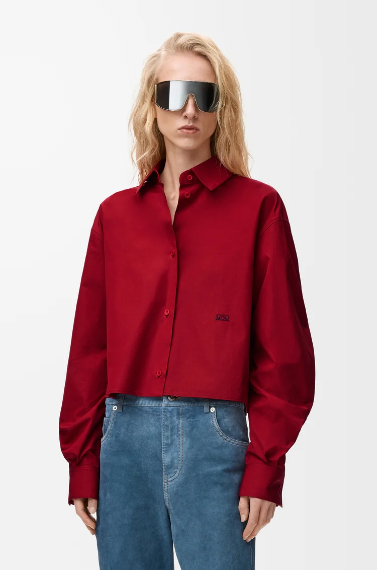 LOEWE Shirt in cotton Red