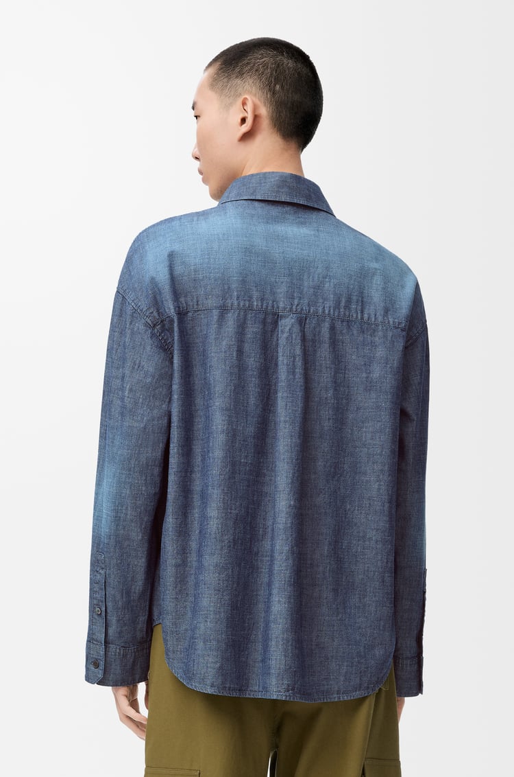 LOEWE Camisa en algodón Azul Lavado