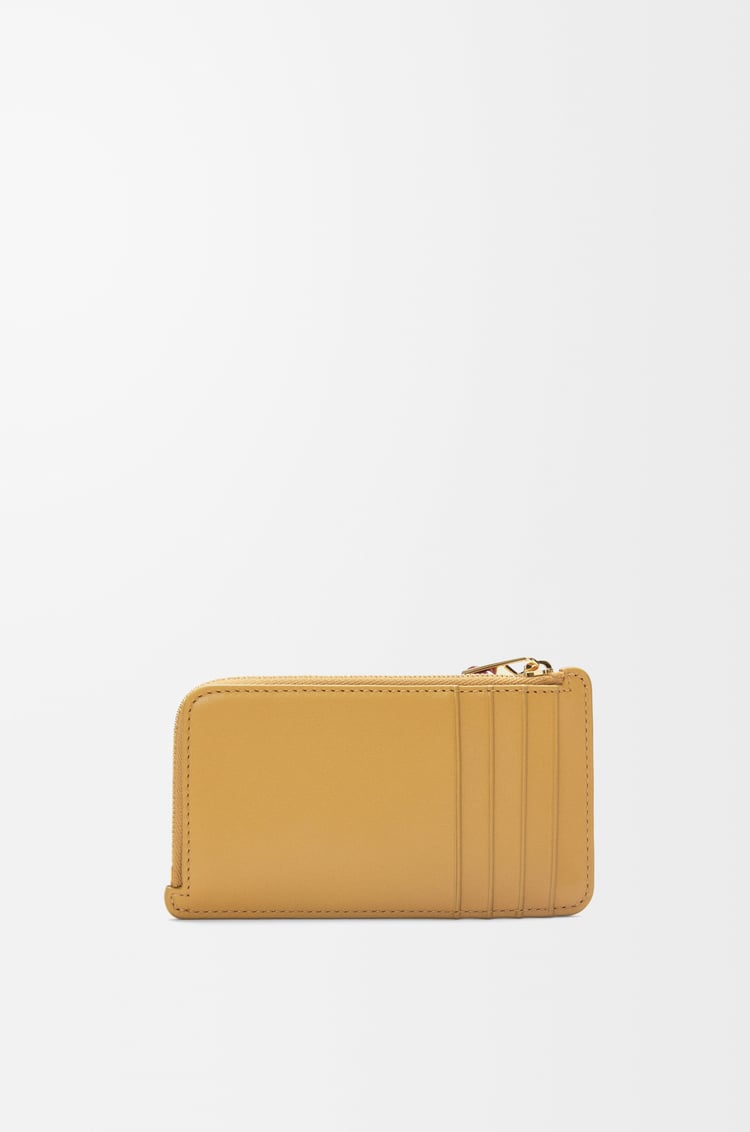 LOEWE Tarjetero-monedero Knot en piel napa de ternera Sáhara/Carmesí