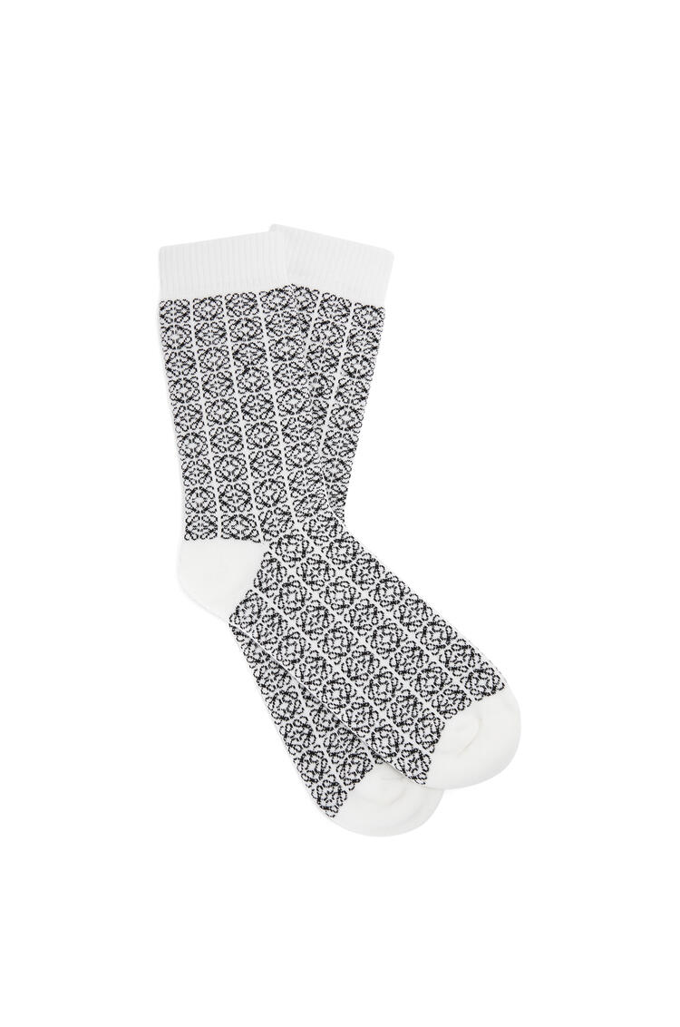 LOEWE Anagram all-over socks White/Black pdp_rd
