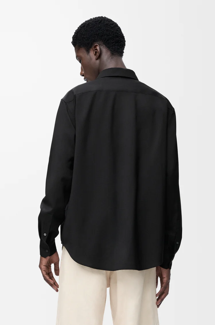 LOEWE Camicia in lana Nero