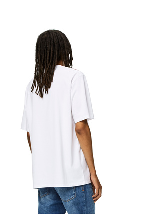 LOEWE フェイスプリント クリスタル Tシャツ (コットン) ホワイト