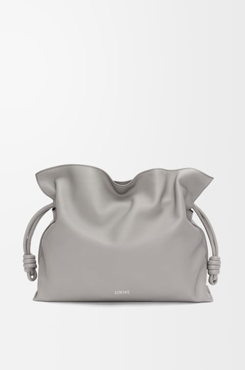 LOEWE Bolso Flamenco purse mediano con lentejuelas Gris Perla plp_rd