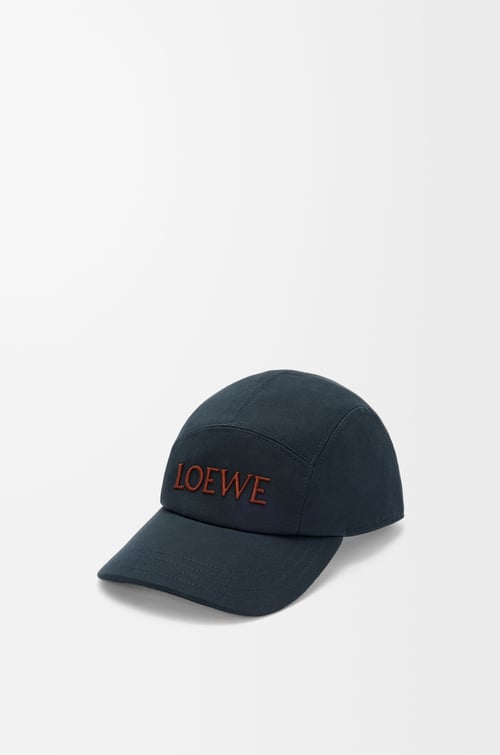 LOEWE Gorra Camp en algodón Azul Marino