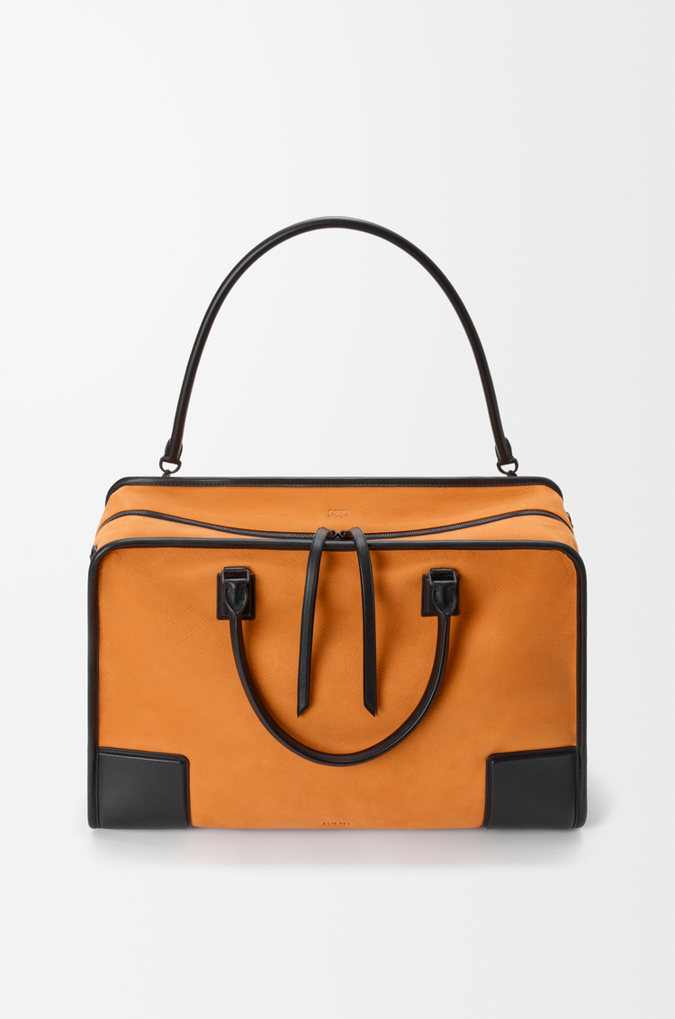 LOEWE 牛巴革 Amazona 180 Duffle 手袋 红椒色
