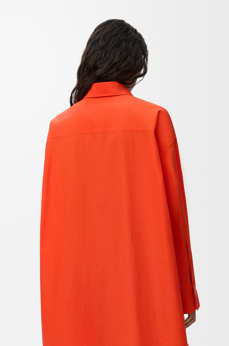 LOEWE 棉质衬衫 橙色