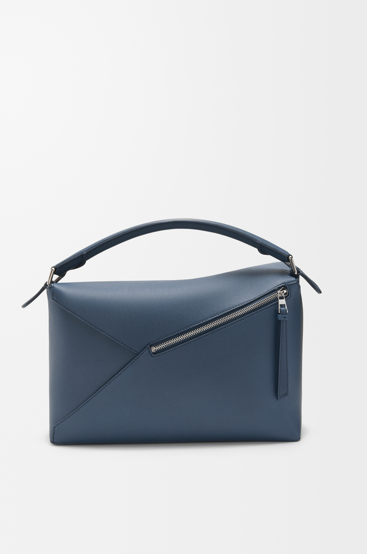 LOEWE Bolso Puzzle grande en piel de ternera Tinte Índigo
