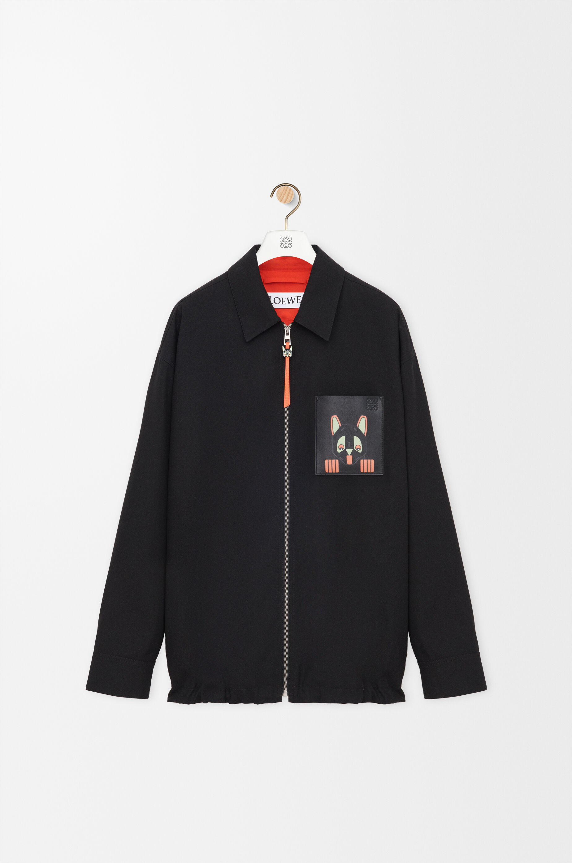 オーバーシャツ（コットン） ブラック - LOEWE