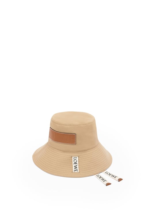 LOEWE Fisherman hat in canvas Sand