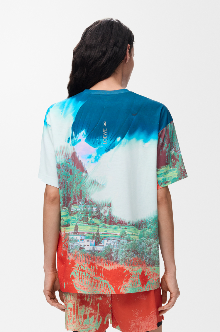 LOEWE T-shirt in technical jersey Multicolor