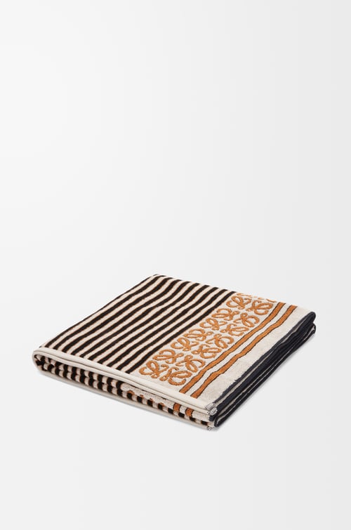 LOEWE Towel in cotton Brown/Multicolor plp_rd