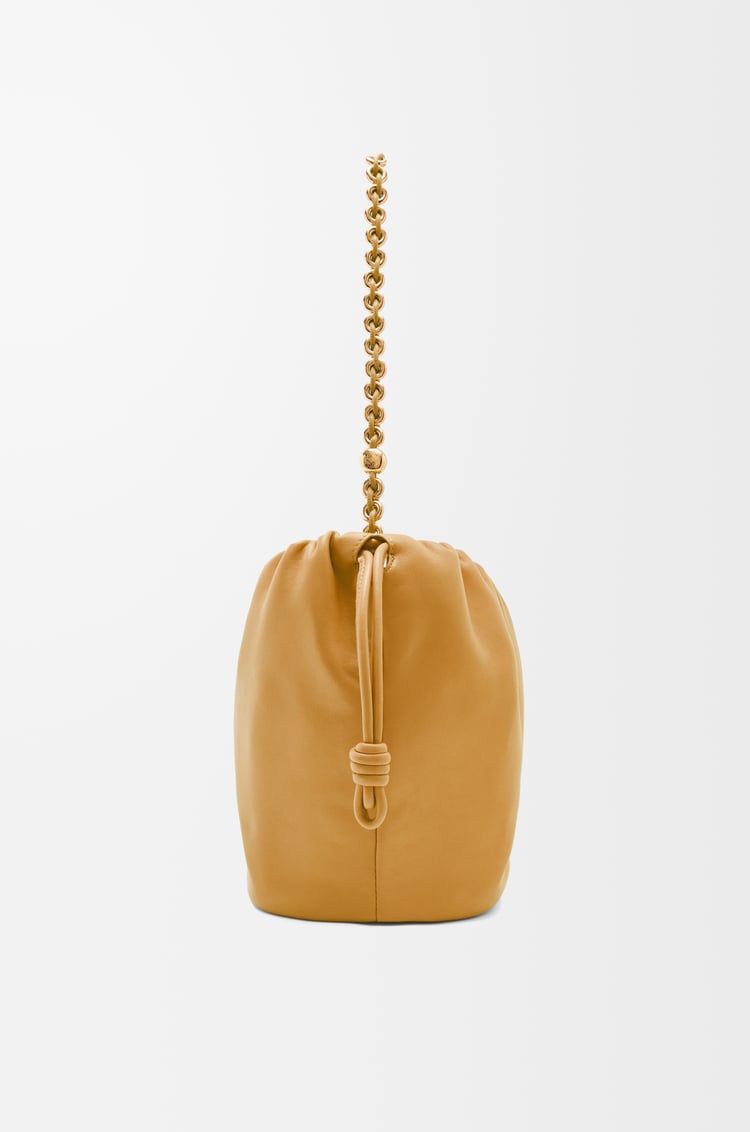 LOEWE Flamenco purse bucket in mellow nappa lambskin Sahara