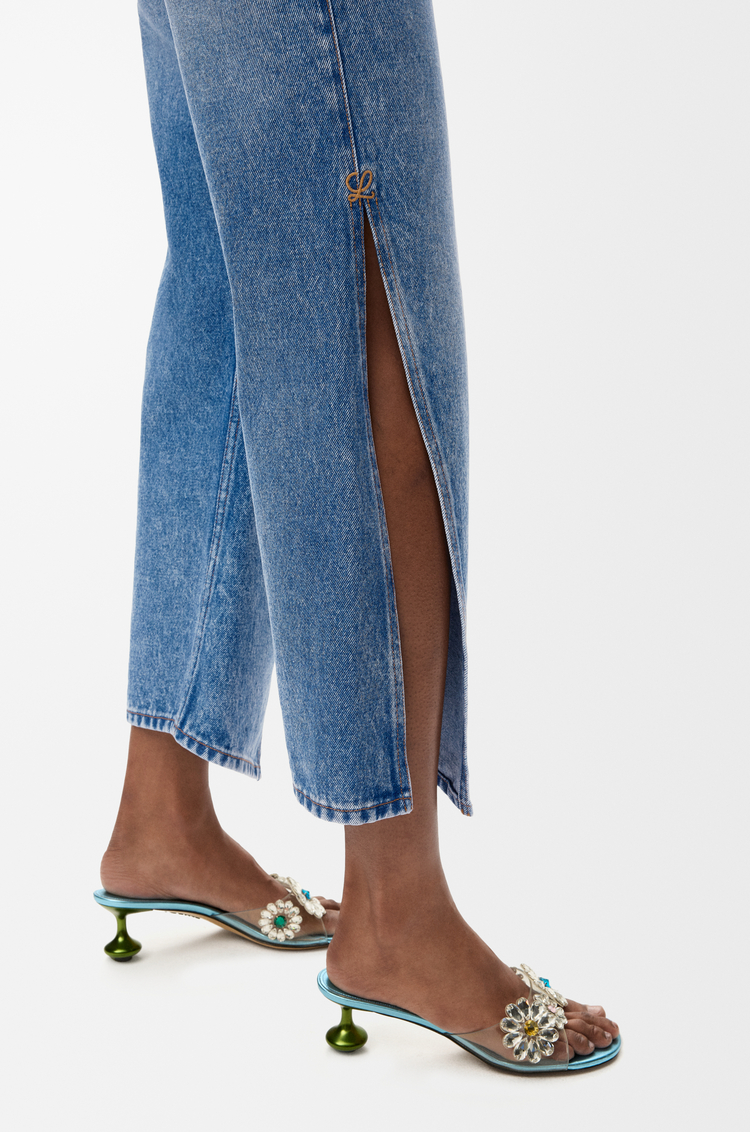 LOEWE Pantalón en denim Azul Medio