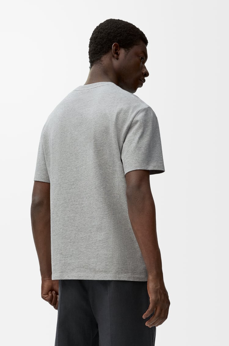 LOEWE Relaxed fit T-shirt in cotton Grey Melange
