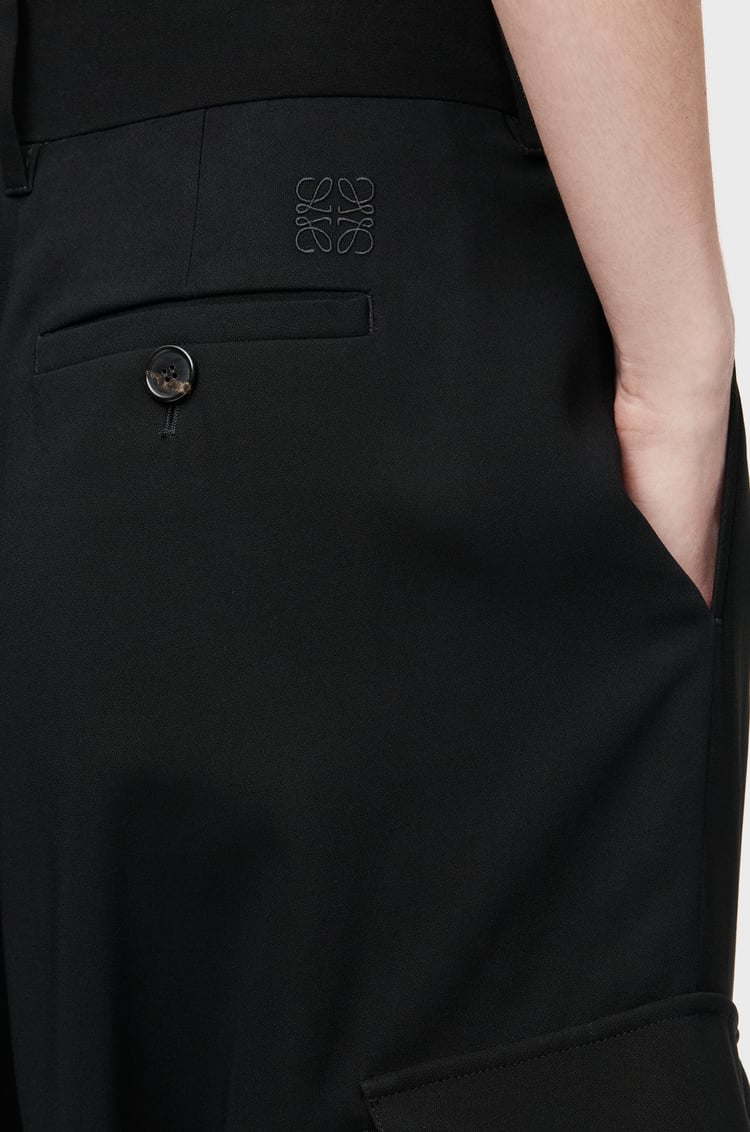 LOEWE Pantalón en viscosa elástica Negro