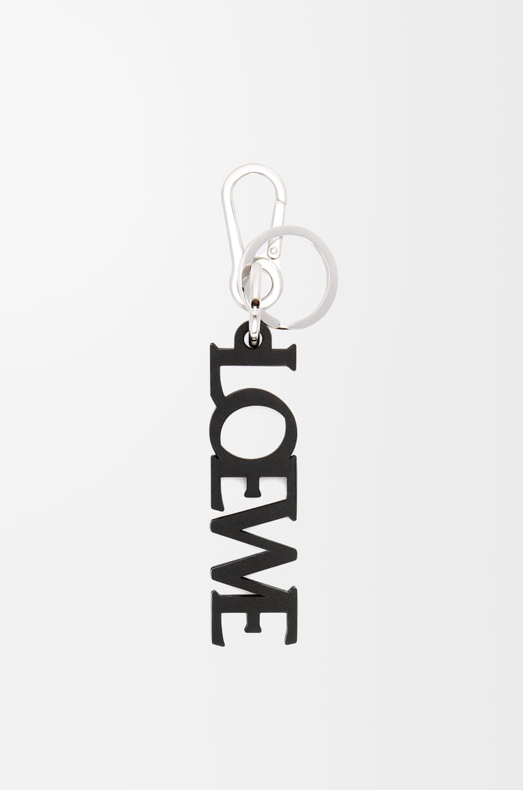 LOEWE LOEWE Signature charm in smooth calfskin Black