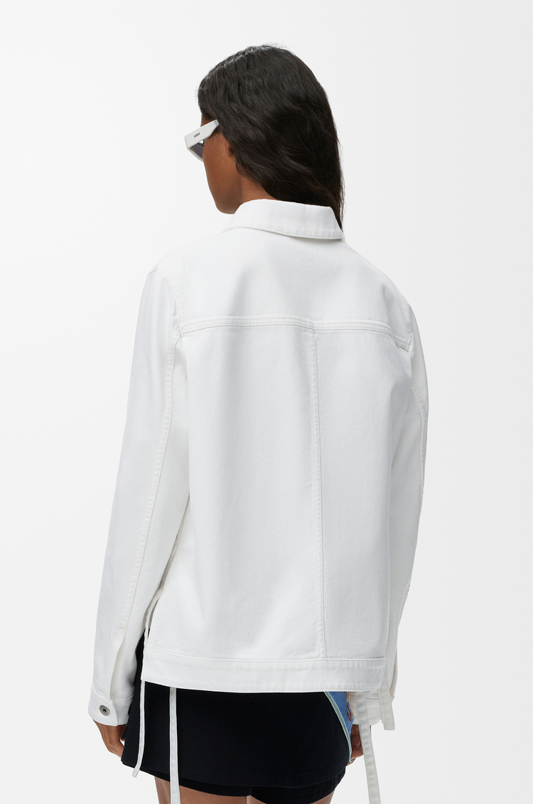 LOEWE 单宁布工装夹克 白色