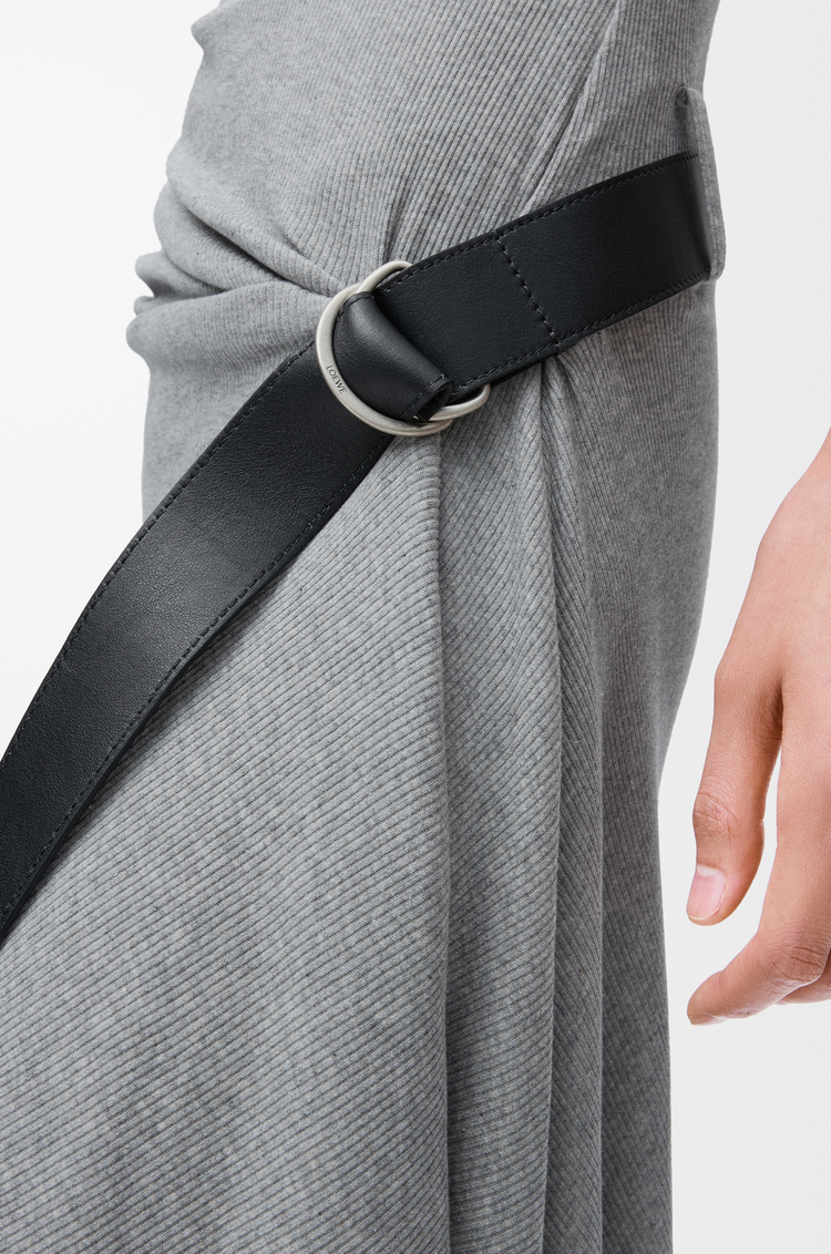 LOEWE 弹性棉质背心连衣裙 混合灰色