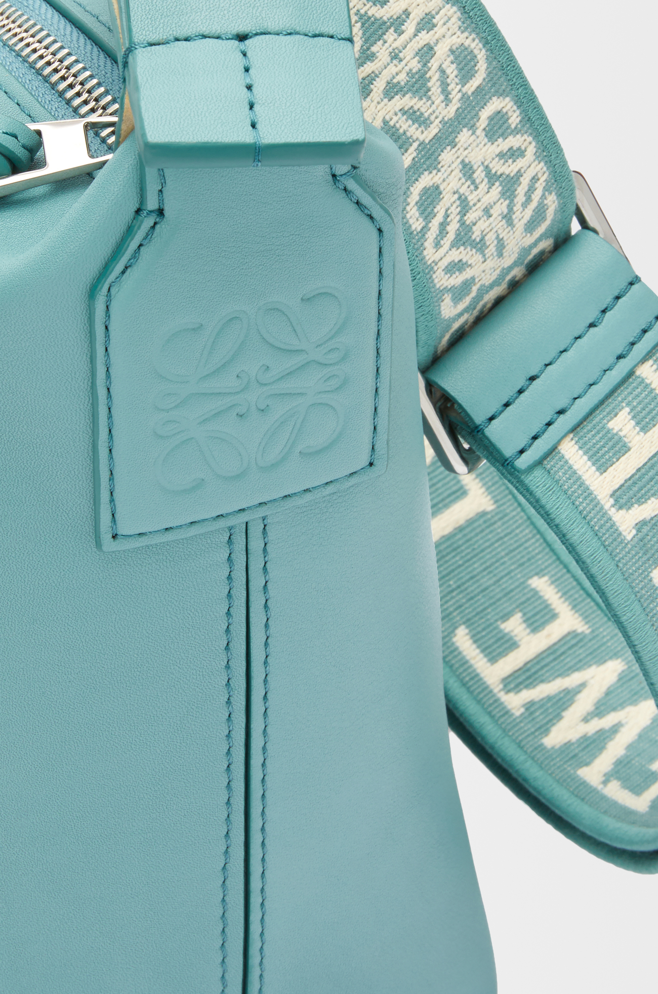 LOEWE Small Cubi crossbody bag in supple smooth calfskin and jacquard Water plp_rd