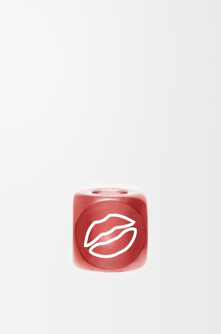LOEWE Big Desire dice in acrylic Deep Red
