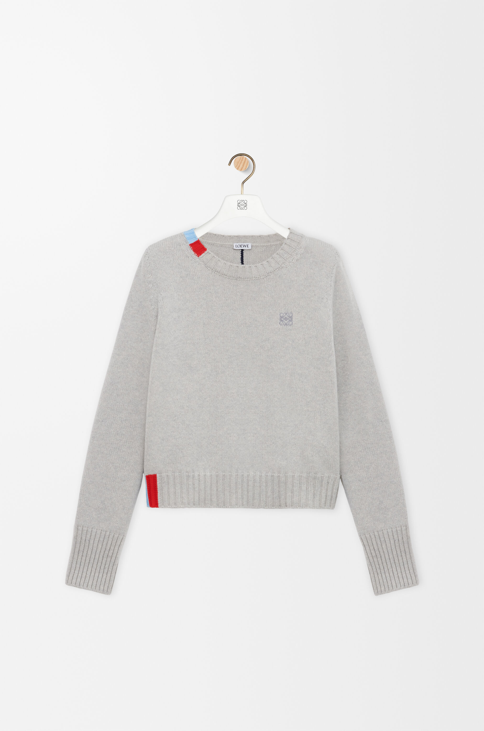 LOEWE カシミヤ+ウール ニット セーター（カシミヤ） ブルー - LOEWE