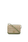 LOEWE Small Goya bag in Anagram jacquard and calfskin Green/Avocado Green pdp_rd