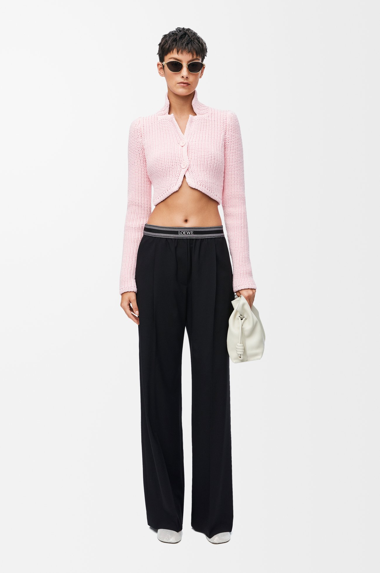 LOEWE Trousers in wool Black