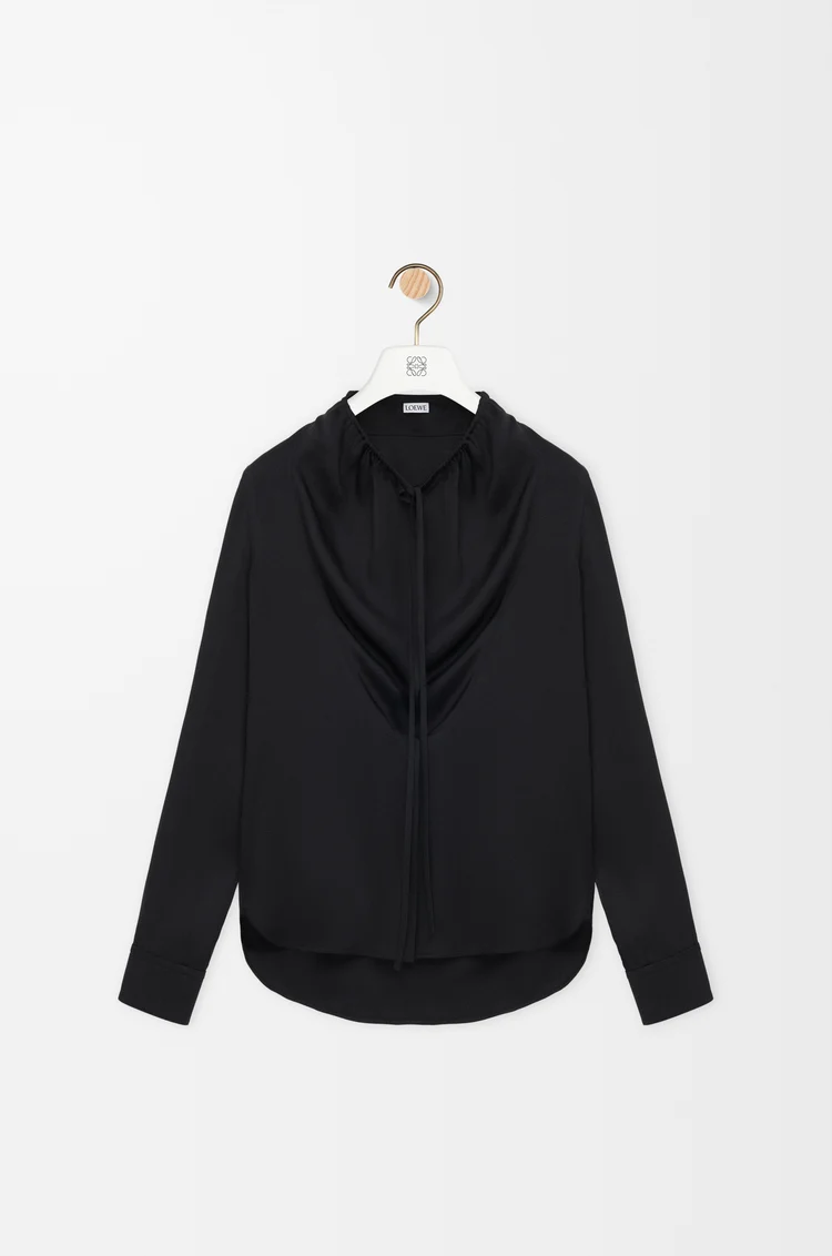 LOEWE Blusa en seda Negro
