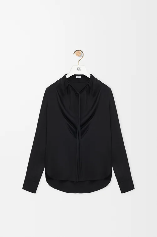 LOEWE Blusa en seda Negro