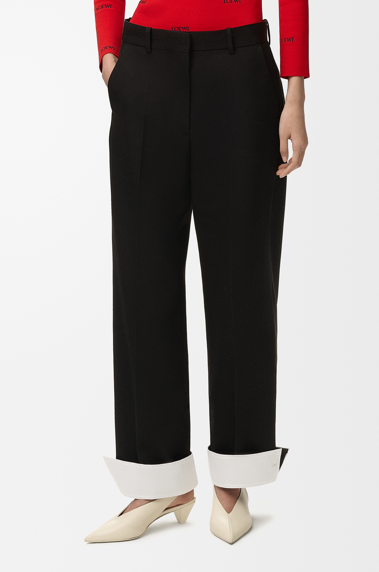 LOEWE Trousers in wool Black