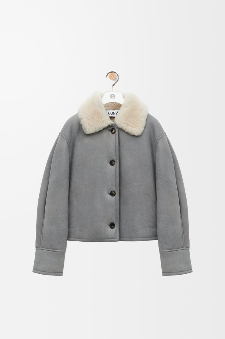 LOEWE Jacket in shearling Grey