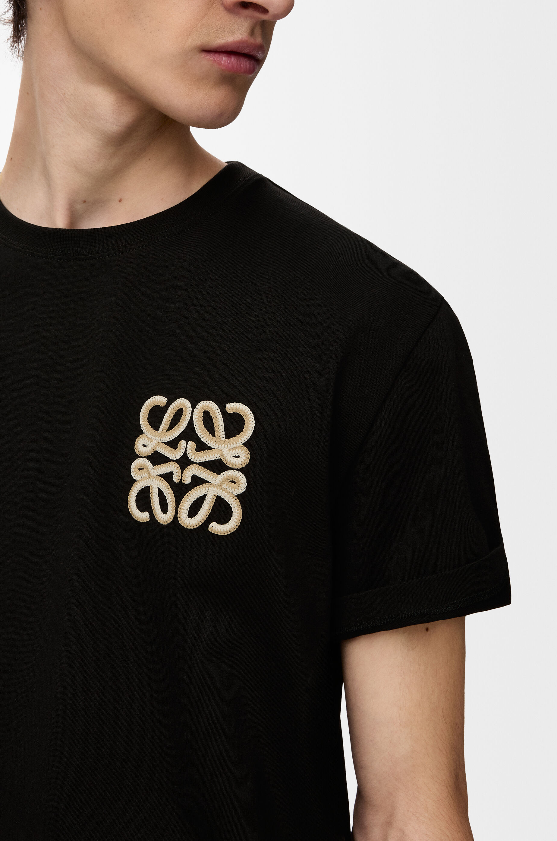リラックスフィット Tシャツ（コットン） ブラック - ロエベ 日本 公式