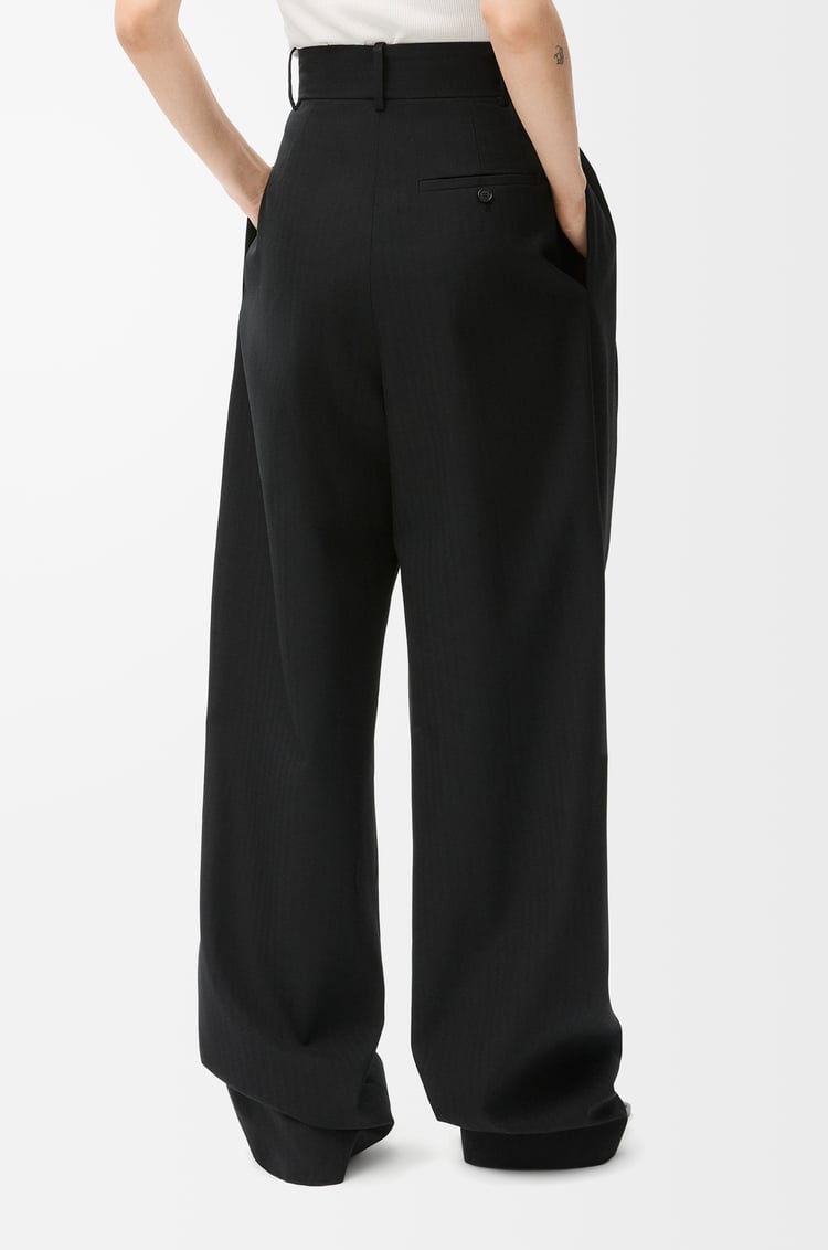 LOEWE Wrap trousers in wool Black