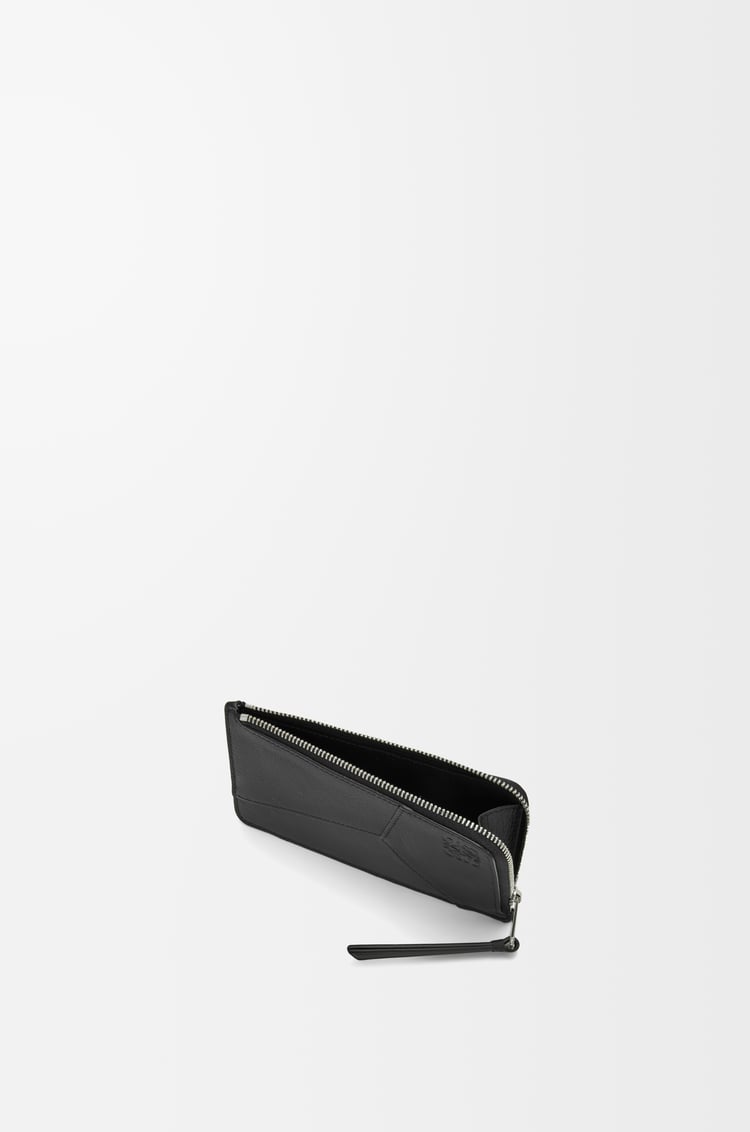 LOEWE Puzzle long coin cardholder in classic calfskin Black