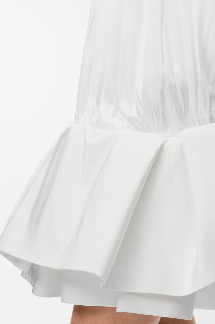 LOEWE Vestido Flamenco en viscosa Blanco