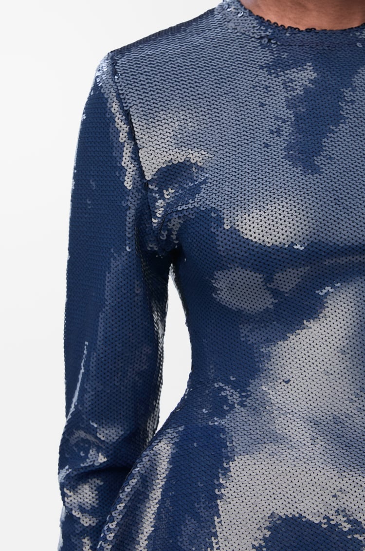LOEWE Top in viscose blend Dark Navy