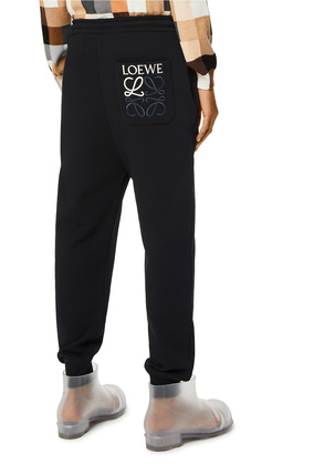 LOEWE Jogging trousers in cotton Black plp_rd