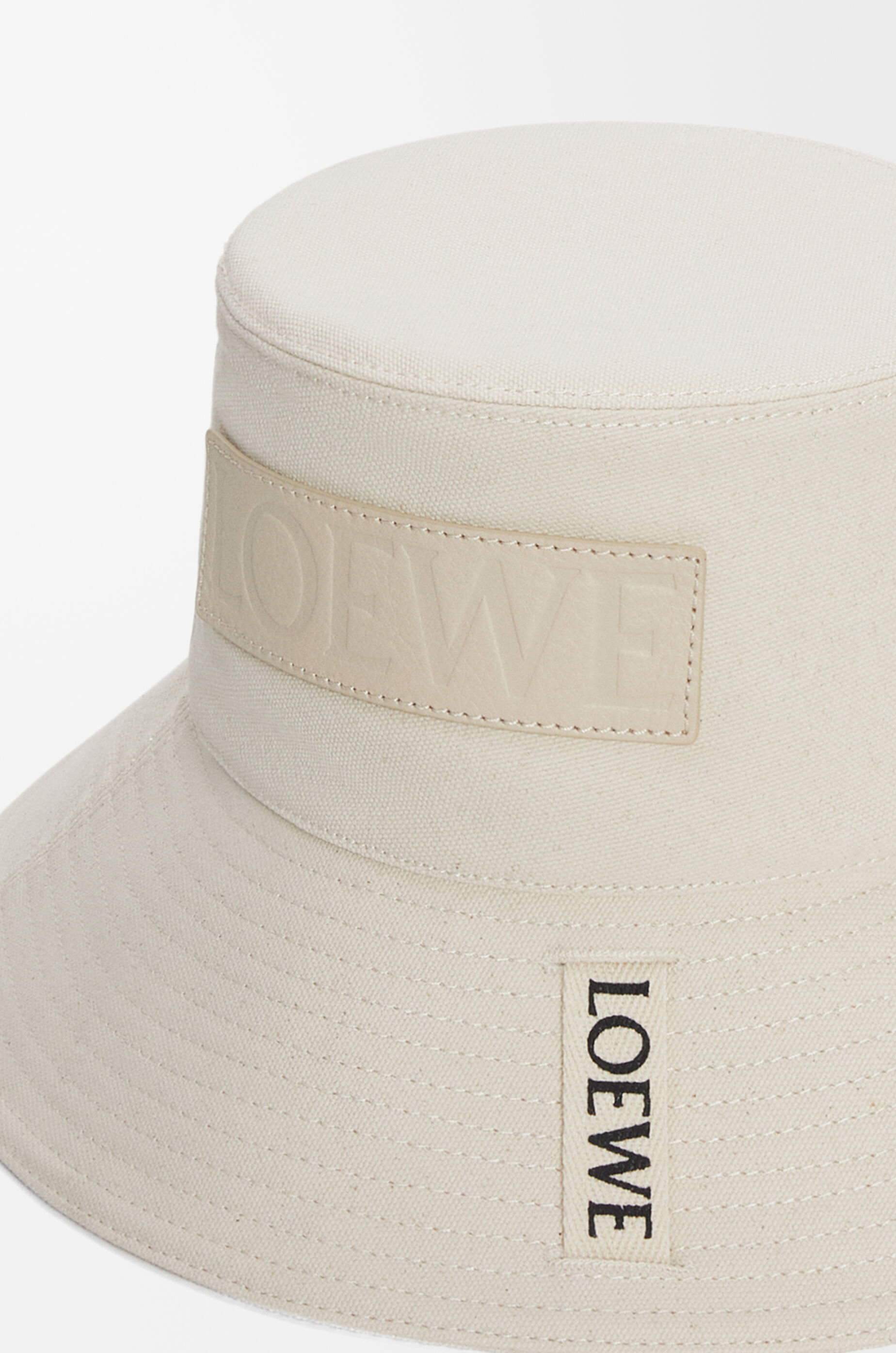 フィッシャーマンハット（キャンバス） ホワイト - LOEWE