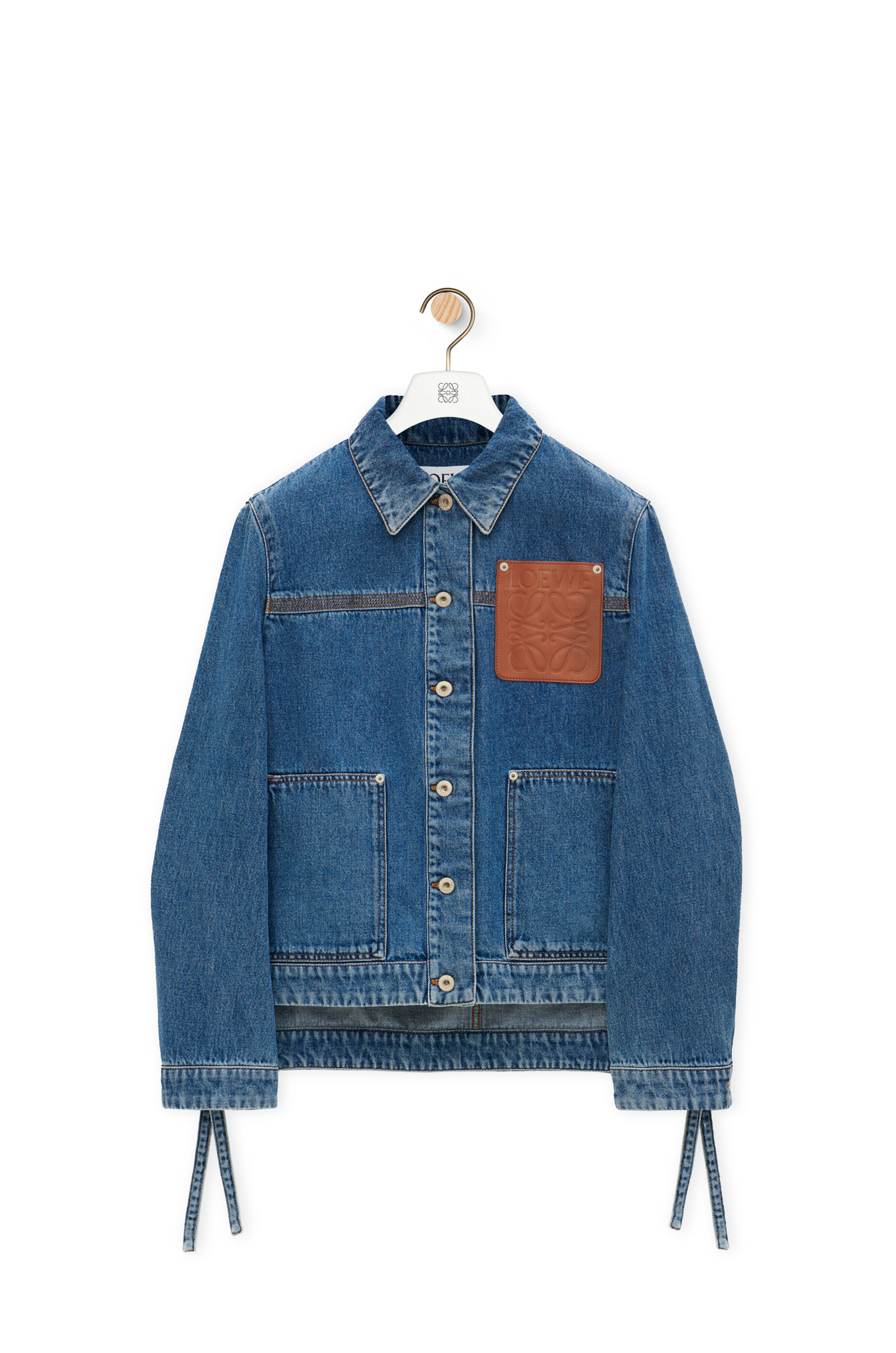 Workwear jacket in denim Jeans Blue LOEWE