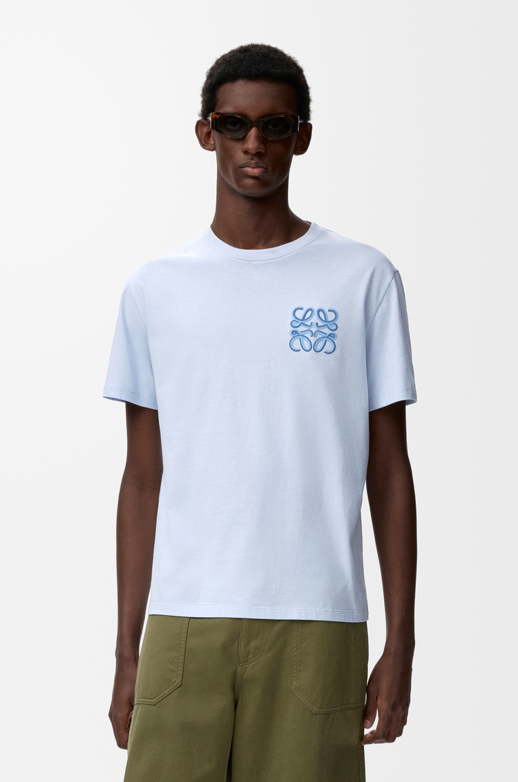 LOEWE Relaxed fit T-shirt in cotton Light Blue
