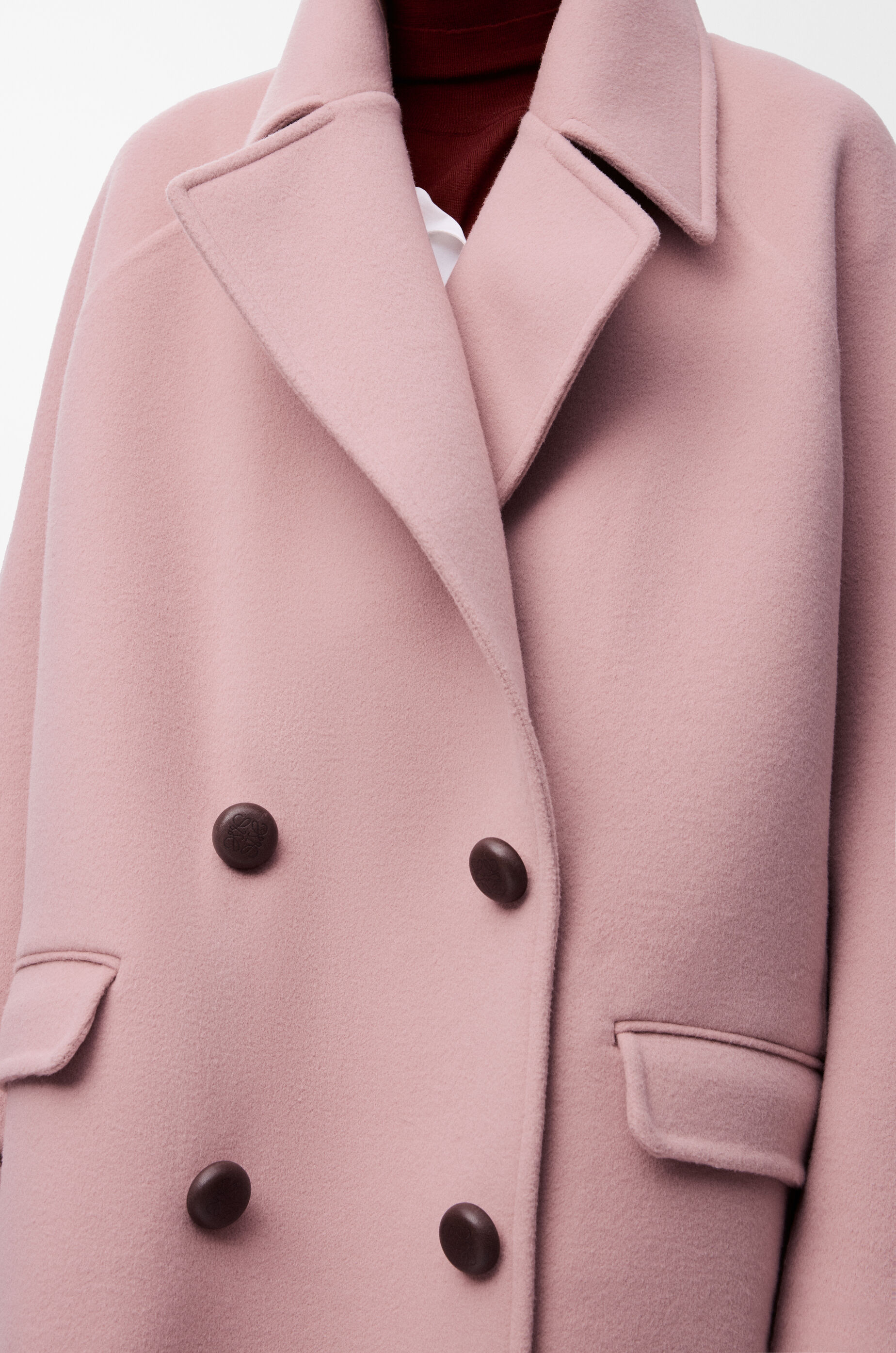 ⭐︎なな⭐︎gypsohila ショートコート　ピンク ショート コート（ウール） ピンク - LOEWE