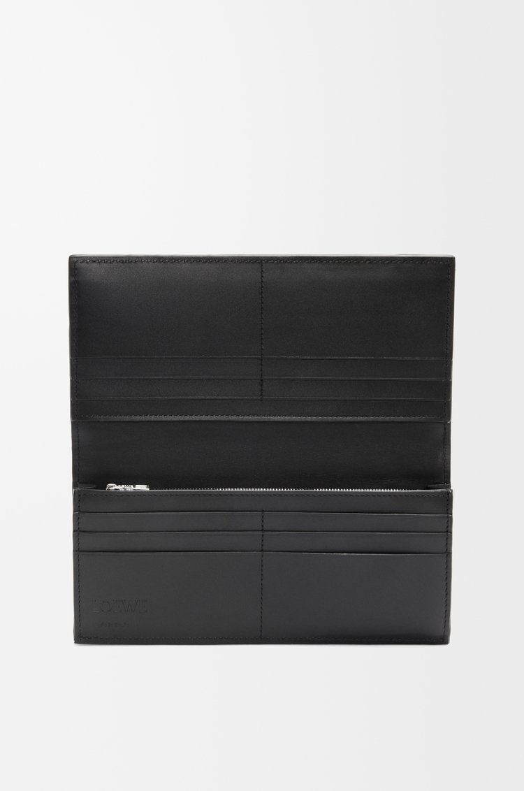 LOEWE Puzzle long horizontal wallet in classic calfskin Black