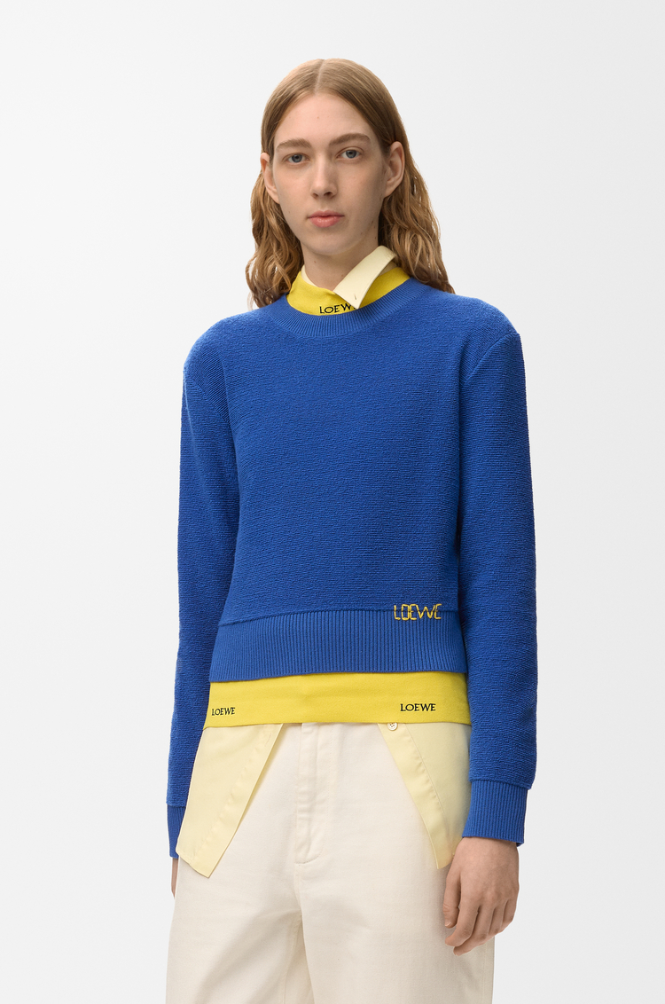 LOEWE セーター（ウール） インディゴブルー