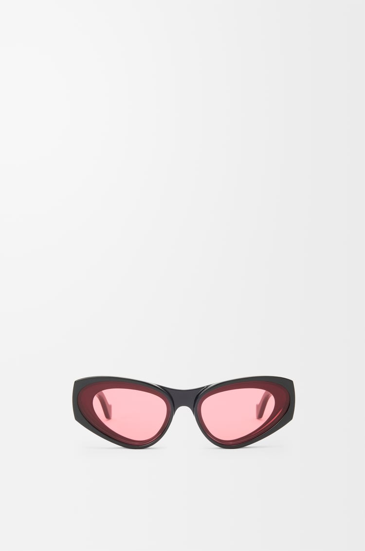 LOEWE Front lenses cateye sunglasses  Black