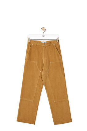 LOEWE Corduroy patch trousers in cotton Beige plp_rd