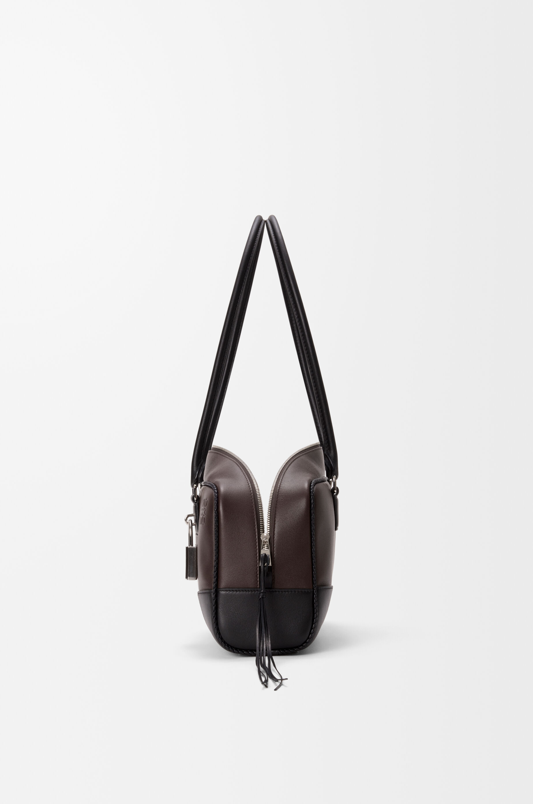loewe ボストンバッグ Amazona 31 cropped bag in classic calfskin Brown - LOEWE